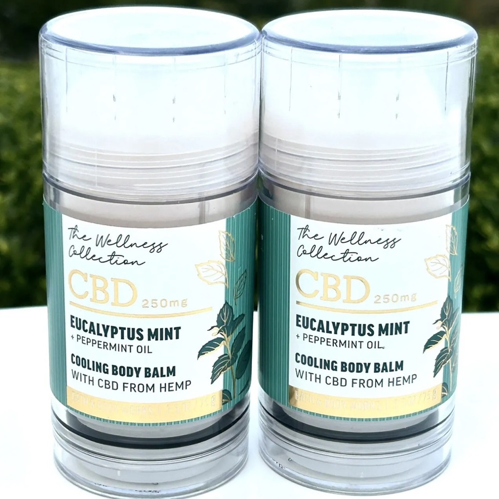 Bath & Body Works NEW!!! THE WELLNESS COLLECTION EUCALYPTUS MINT COOLING BALM X2